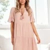 HQ Fashion Ramsey Dress - Peach DRESSES