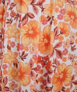 Rock Denim Ranchero Dress - Orange Floral