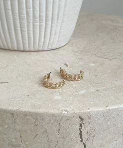 Your Accessory Shop Maternity Dresses Ray Hoop Earrings - Gold