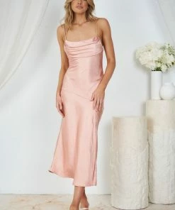 Sasha Clothing Reagan Dress - Peach DRESSES