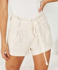Desire CLOTHING Rebecca Shorts - Beige