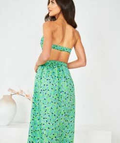 Reverse DRESSES Recia Dress - Green Print