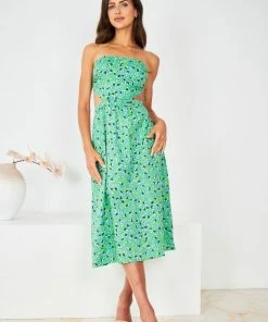 Reverse DRESSES Recia Dress - Green Print