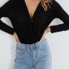 Sassy Hills Fashion Reema Bodysuit - Black CLOTHING 1 Sassy Hills Fashion Reema Bodysuit - Black CLOTHING