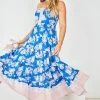 WeLove Fashion DRESSES Reina Dress - Blue Print 1 WeLove Fashion DRESSES Reina Dress - Blue Print
