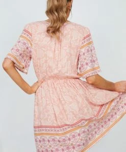 HQ Fashion Ricarda Dress - Blush Print