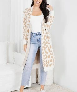 Miracle Fashion CLOTHING Risatta Cardigan - Cream Print 13 Miracle Fashion CLOTHING Risatta Cardigan - Cream Print
