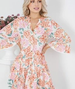 Style Box Robinson Dress - White Floral