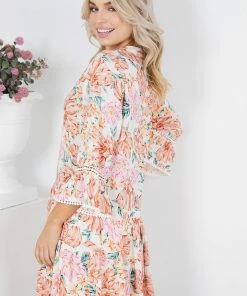 Style Box Robinson Dress - White Floral