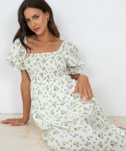 Reverse DRESSES Royse Dress - White Floral 12 Reverse DRESSES Royse Dress - White Floral