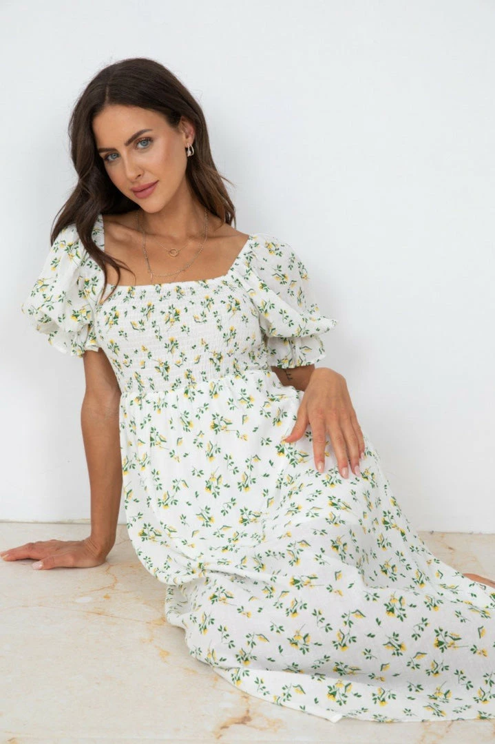 Reverse DRESSES Royse Dress - White Floral 7 Reverse DRESSES Royse Dress - White Floral