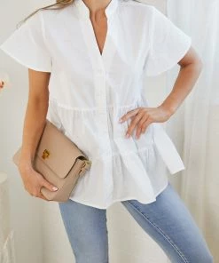 Miracle Fashion Ryette Top - White