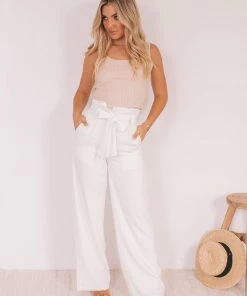 Style State CLOTHING Alma Pants - White 10 Style State CLOTHING Alma Pants - White