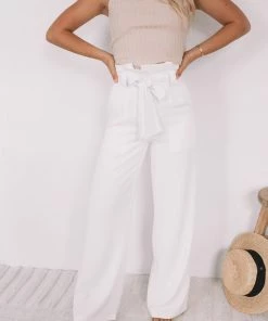 Style State CLOTHING Alma Pants - White