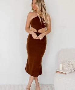Reverse CLOTHING Sabia Dress - Chocolate