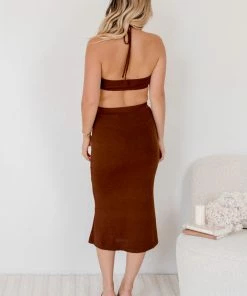 Reverse CLOTHING Sabia Dress - Chocolate