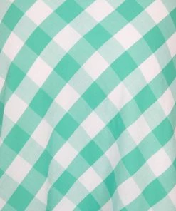 Wild Ginger DRESSES Sabled Dress - Green Gingham