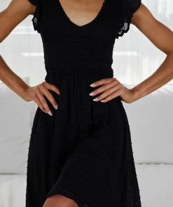 Miracle Fashion DRESSES Sahanie Dress - Black