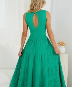 My Girl Sandralee Dress - Green