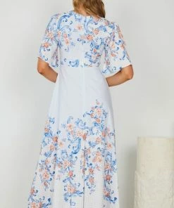 WeLove Fashion DRESSES Sarmie Dress - Blue Floral