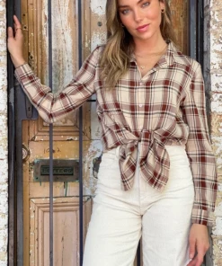 Spicy Sugar Omarosa Shirt - Beige Print