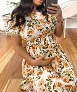 Paper Heart Dejavu Dress - Floral Print DRESSES