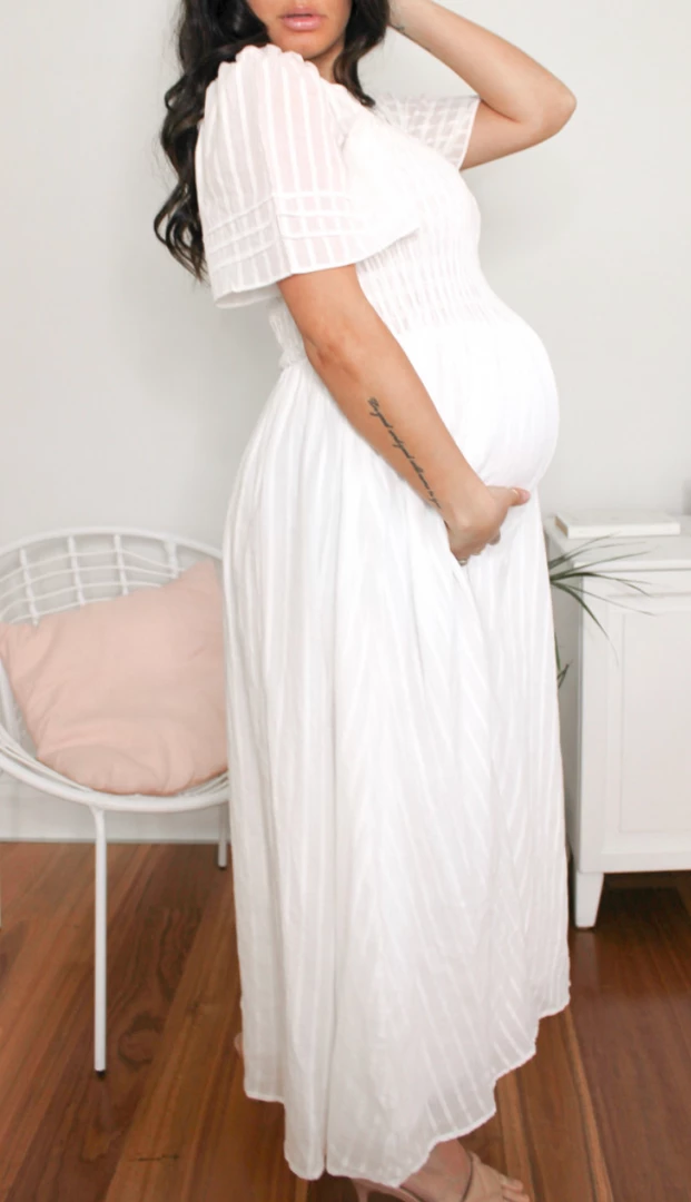 Qtrend Fashion PTY LTD Iolana Dress - White Casual Dresses 5 Qtrend Fashion PTY LTD Iolana Dress - White Casual Dresses