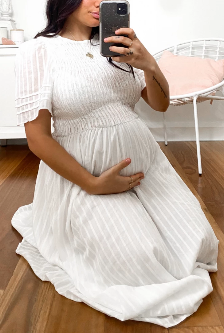 Qtrend Fashion PTY LTD Iolana Dress - White Casual Dresses 4 Qtrend Fashion PTY LTD Iolana Dress - White Casual Dresses