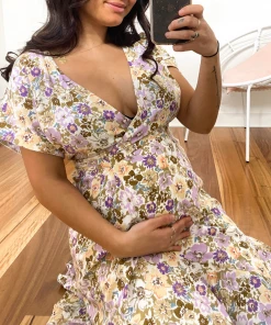 Rock Denim Tangerine Dress - Floral Print