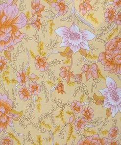 HQ Fashion Seara Dress - Mustard Print