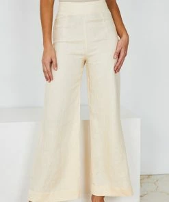 White Closet Selda Pants - Butter