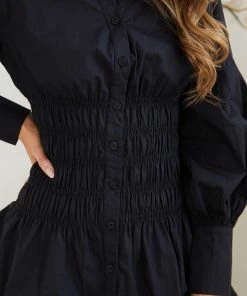 YH & Co (Chloe Yip) DRESSES Seraphina Tunic - Black