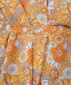 Rock Denim Shimma Dress - Orange Print DRESSES