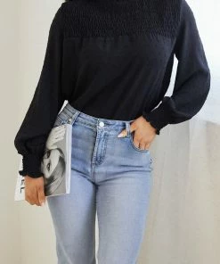 Dream House Starlette Blouse - Black Tops 12 Dream House Starlette Blouse - Black Tops