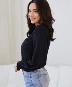 Dream House Starlette Blouse - Black Tops 11 Dream House Starlette Blouse - Black Tops
