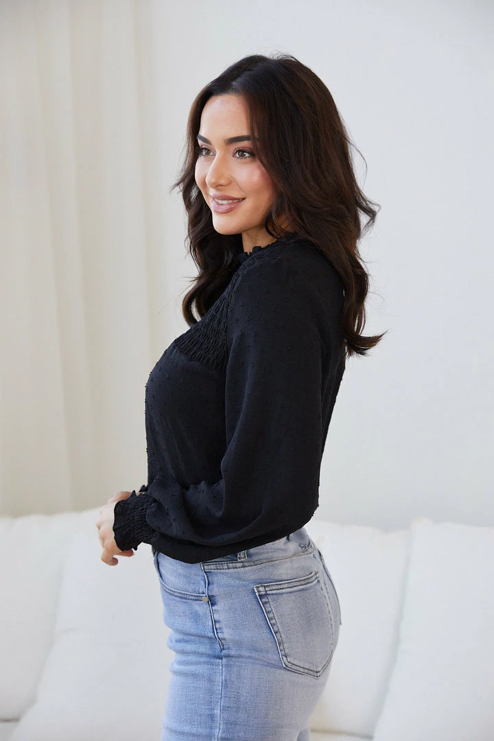 Dream House Starlette Blouse - Black Tops 5 Dream House Starlette Blouse - Black Tops