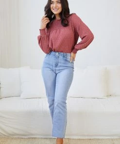 Dream House Starlette Blouse - Rust 13 Dream House Starlette Blouse - Rust