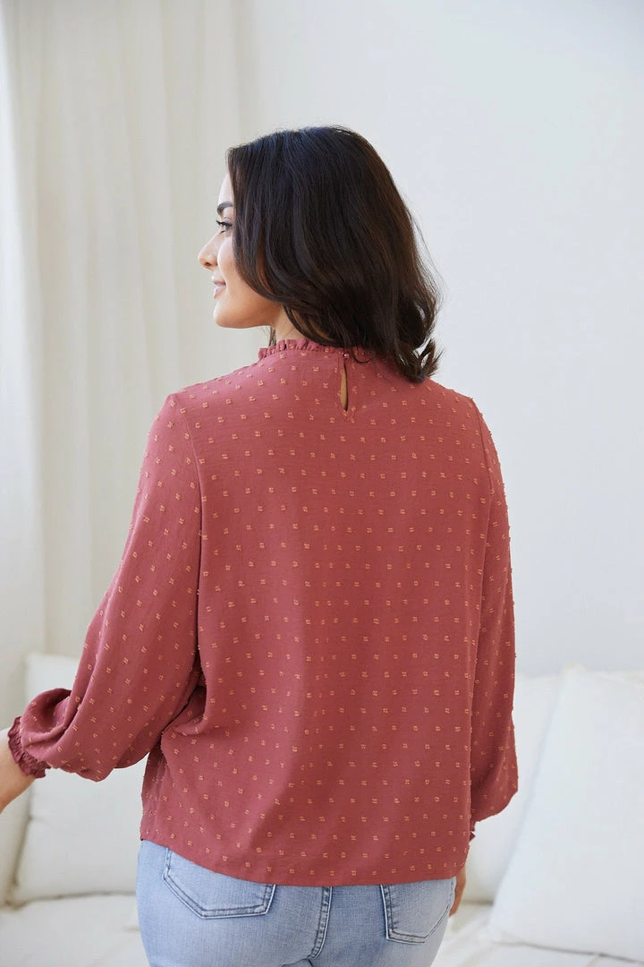 Dream House Starlette Blouse - Rust 4 Dream House Starlette Blouse - Rust