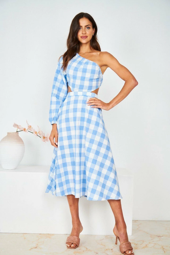 Reverse DRESSES Summa Dress - Blue Gingham 5 Reverse DRESSES Summa Dress - Blue Gingham