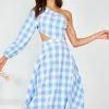Reverse DRESSES Summa Dress - Blue Gingham