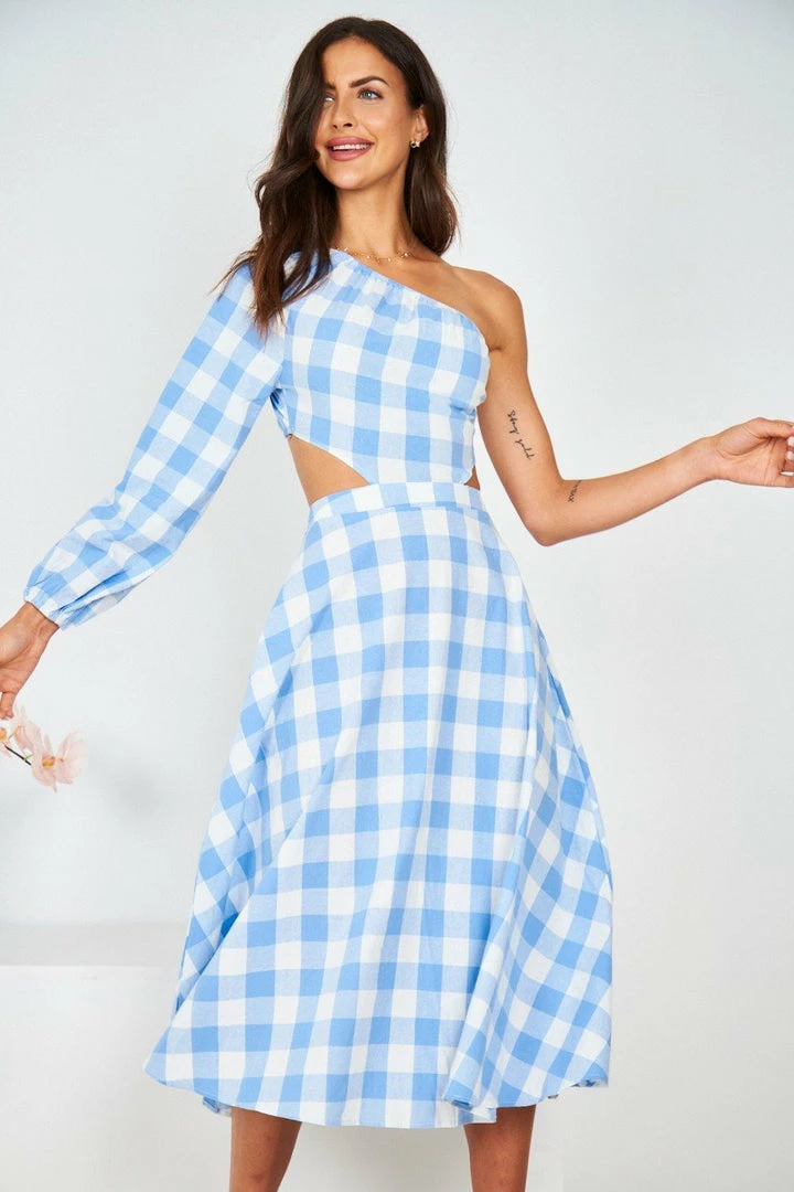 Reverse DRESSES Summa Dress - Blue Gingham 3 Reverse DRESSES Summa Dress - Blue Gingham