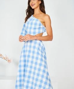 Reverse DRESSES Summa Dress - Blue Gingham 16 Reverse DRESSES Summa Dress - Blue Gingham