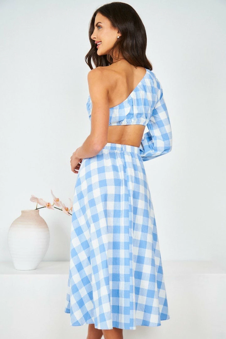 Reverse DRESSES Summa Dress - Blue Gingham 4 Reverse DRESSES Summa Dress - Blue Gingham