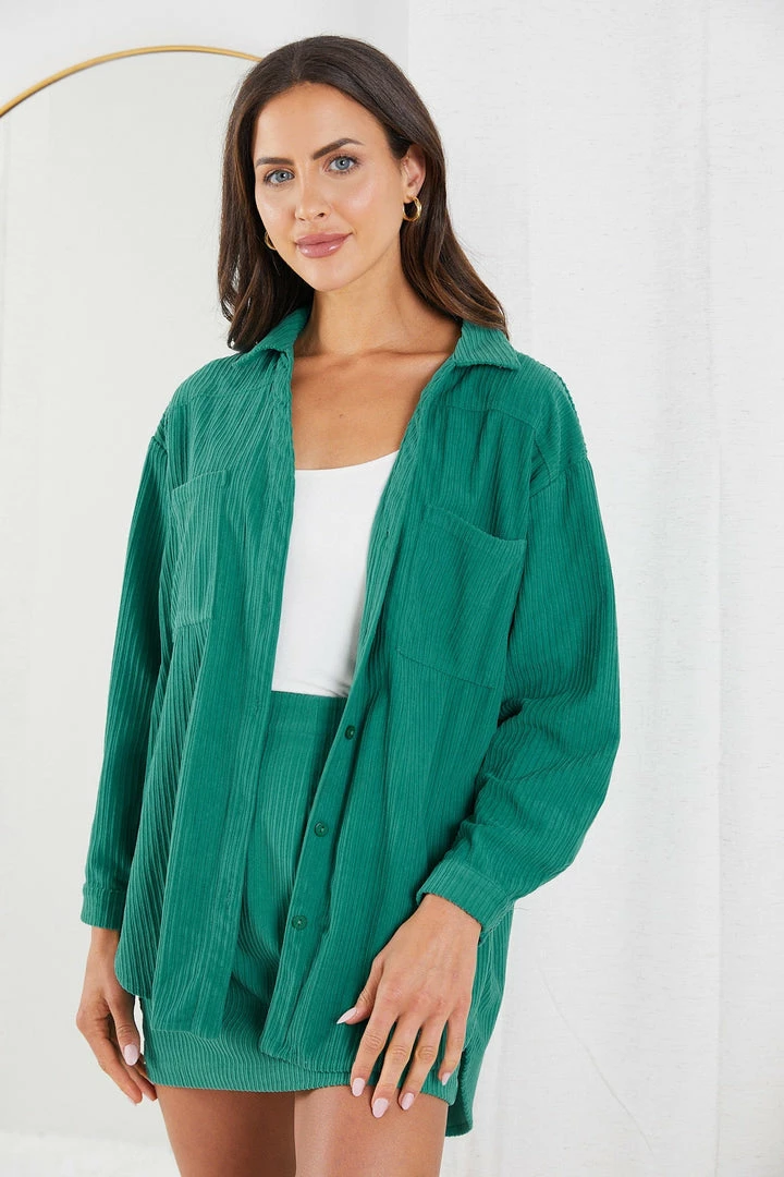 Style Box Suzanne Skirt - Green CLOTHING 7 Style Box Suzanne Skirt - Green CLOTHING