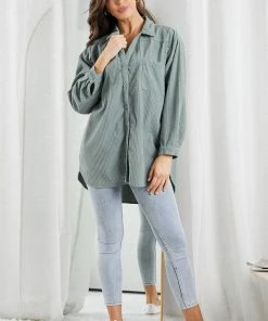 Style Box Tops Suzanne Shirt - Khaki