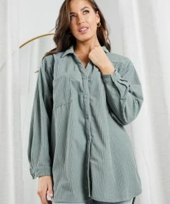 Style Box Tops Suzanne Shirt - Khaki