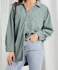 Style Box Tops Suzanne Shirt - Khaki