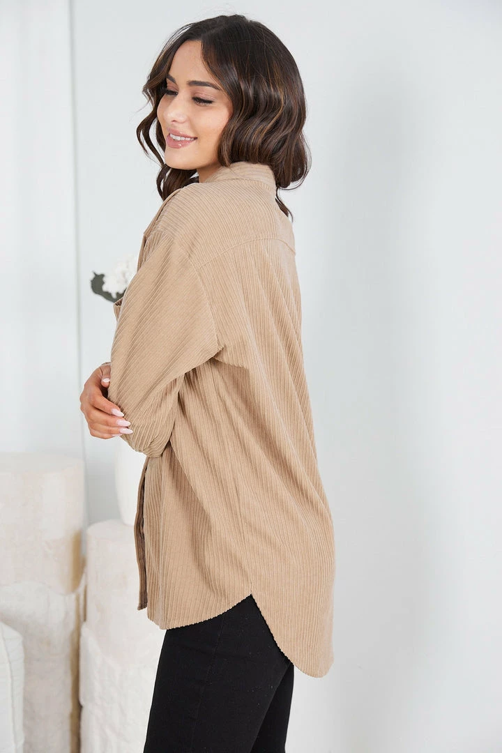 Style Box CLOTHING Suzanne Shirt - Mocha 5 Style Box CLOTHING Suzanne Shirt - Mocha