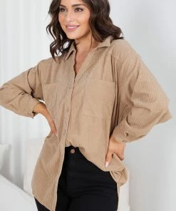 Style Box CLOTHING Suzanne Shirt - Mocha
