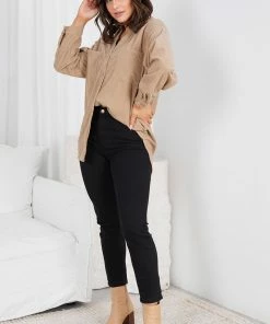 Style Box CLOTHING Suzanne Shirt - Mocha 13 Style Box CLOTHING Suzanne Shirt - Mocha